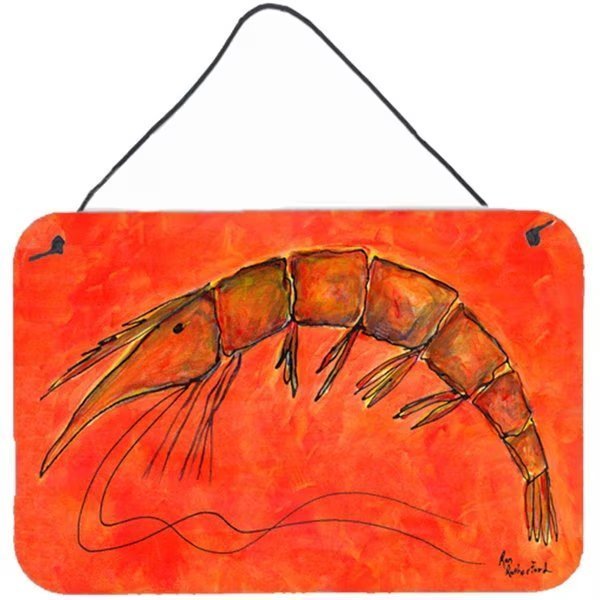 Shrimp Indoor Aluminium Metal Wall Or Door Hanging Prints, Carolines Treasures, Mfr#: RDR2012DS812